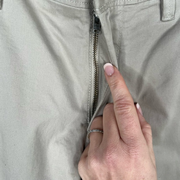 Open Edit Men's Chino Pants Size 33 Beige Casual Flat Front Straight Leg - Picture 6 of 13
